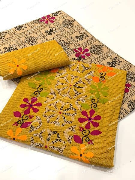 Cotton khadar Fabric 3pcs|Winter Collection 3