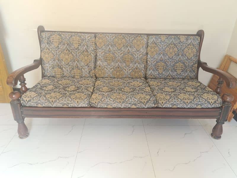 Wooden sofa set 1