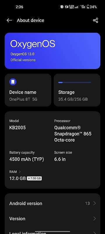 OnePlus 8T 5G complete box All accessories condition 10by10 4