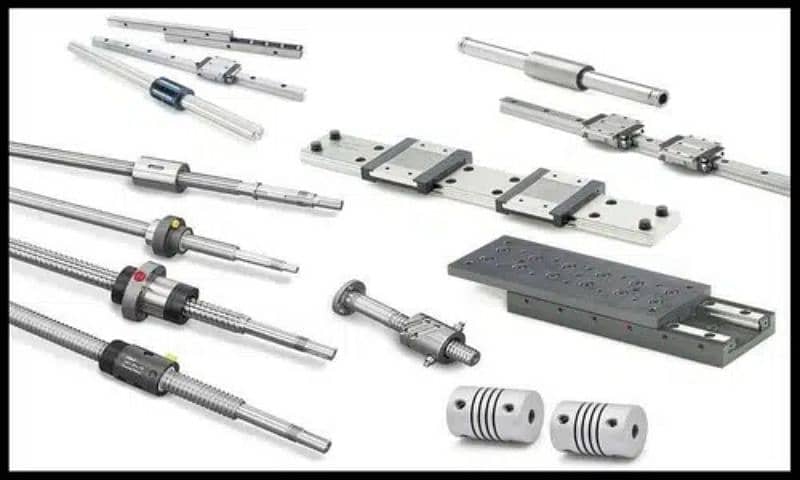 Linear slide Bearing and Ball screw / ball Bearing linear guide Rail 4