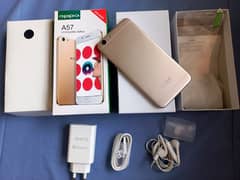 mobile Oppo a57 like new complte Box 0