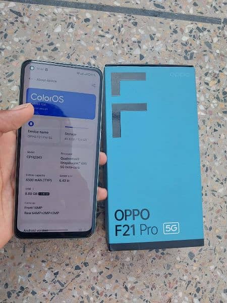 oppo F21 pro 5g 8/128 1