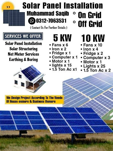 Solar Panel Installation On Contract Purposes 1