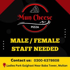 Male/ Female staff needed