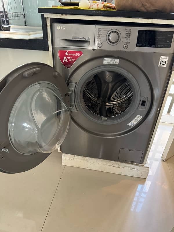 LG front load 10 kg washing Machine best in condition 2