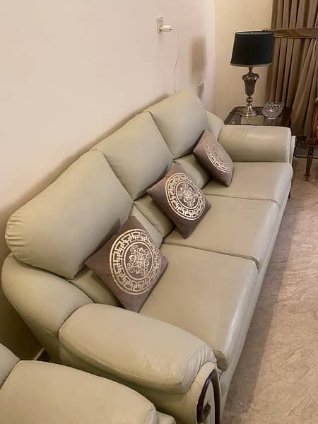 7 seater leather sofa set ( 3 2 1 1) 3