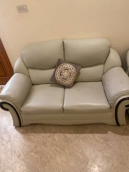 7 seater leather sofa set ( 3 2 1 1) 4