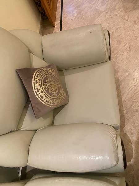 7 seater leather sofa set ( 3 2 1 1) 7