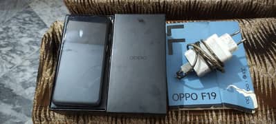 oppo f19 like brand new all ok with box and charger