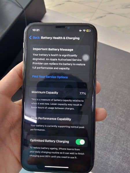 iPhone xs non PTA fu 256 gb all okay 6