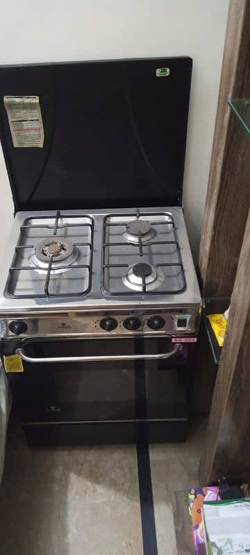 cooking range with oven good condition 1 time used 1