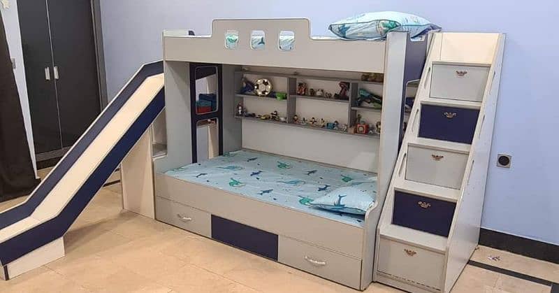 Triple Bed with Slide 2