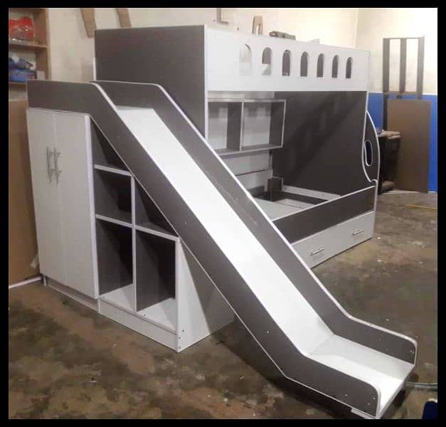 Triple Bed with Slide 3