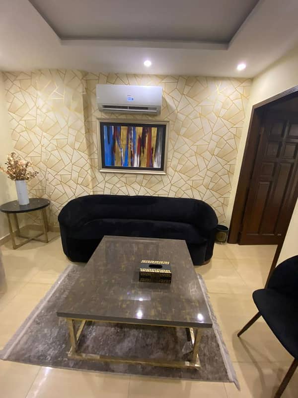 One Bed Furnished Apartment Available For Rent In Sector E Bahria Town Lahore 1