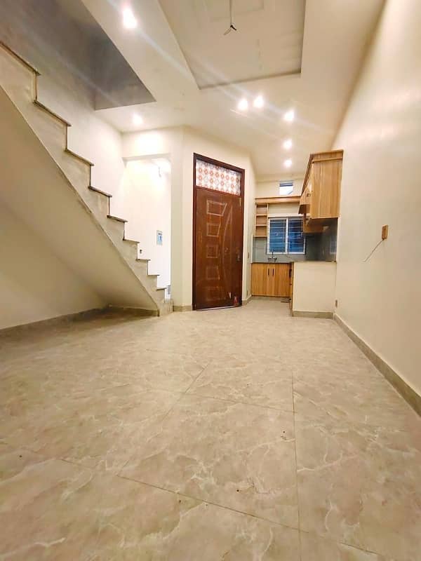 2 Marla Double Storey House For Sale Sheraz Town 3 Bedroom With Attached Washroom TV Lounge Tile Floorings Near Pcsir Staff Society College Road 16