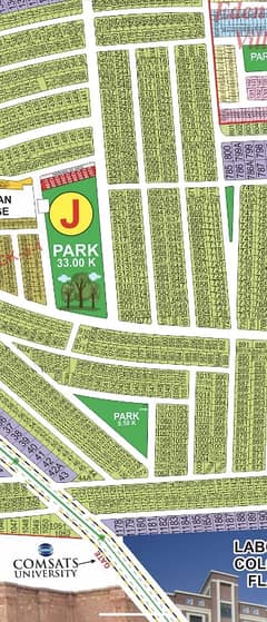 LDA Avenue - Block J Corner Residential Plot Sized 10 Marla Is Available 0