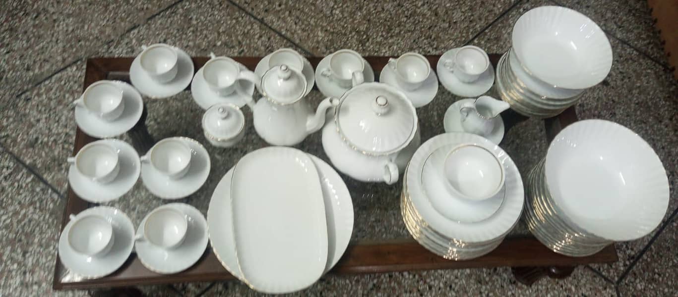 Imported German Dinner Set (White) 1