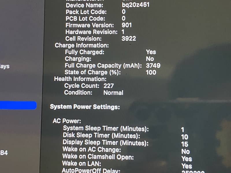 Macbook Pro 2016 16/512 CTO Model 10