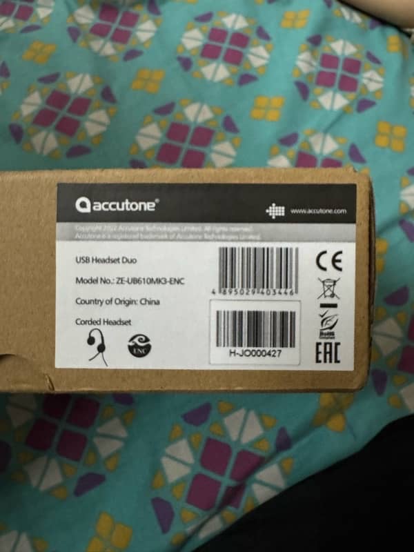 accutone headset : headphone 2