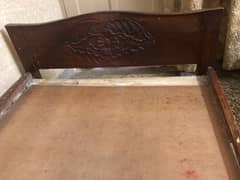 Old Wooden Single Bed For Sale