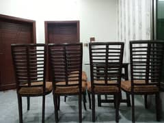 New 7 Chairs & Table