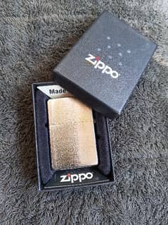 zippo original lighter u. s. a made chorome grey