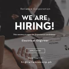 Electrical Engineer ||  Jobs in Islamabad || Urgent Hiring