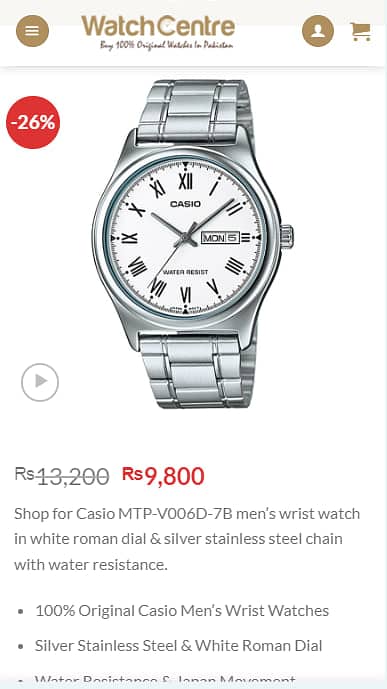 Casio MTP-V006 Watch 4