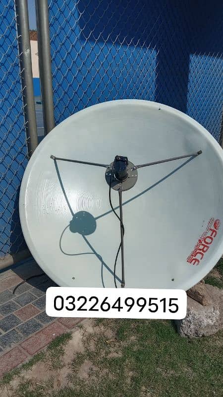 55 Dish Antenna TV lagwane sitting ke liye  03226499515 0