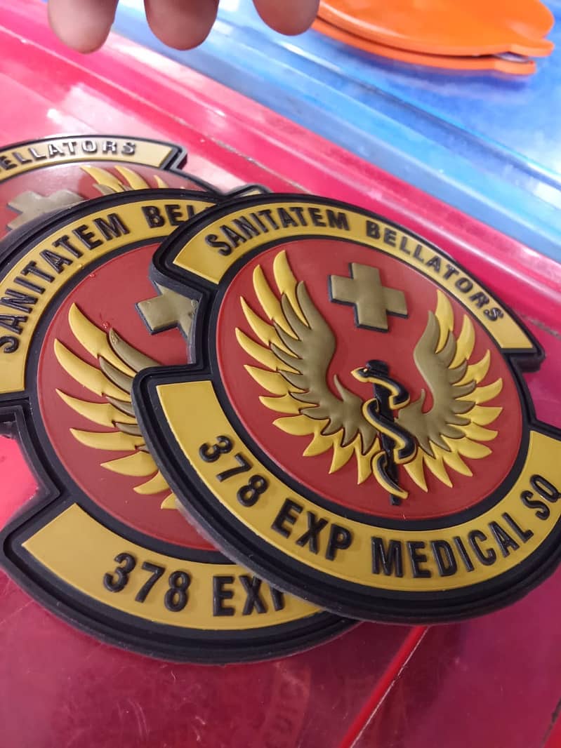 Custom PVC Patches, PVC Logo Manufacturer. 3