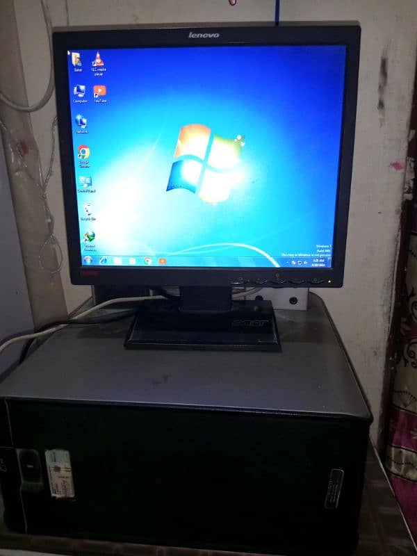 CPU Dell with LCD with keypad wireless with Vijay power cable 2