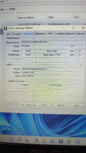 asus  i5 7gen  description prhlo phla 8