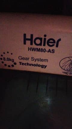 haier washing machine