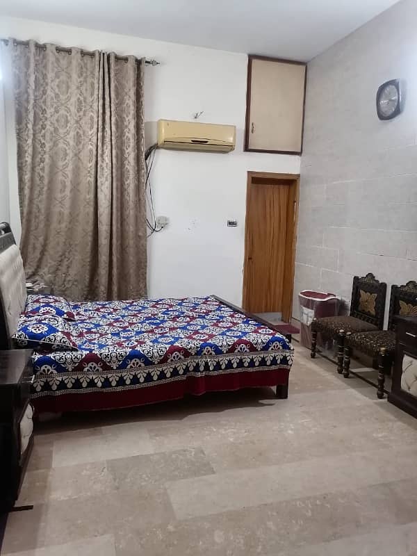 Furnished portion available for rent 2 bed attatch bath 1