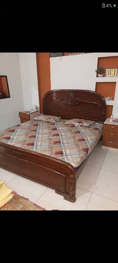 Comfortable King Size Bed for Sale - Good Condition!