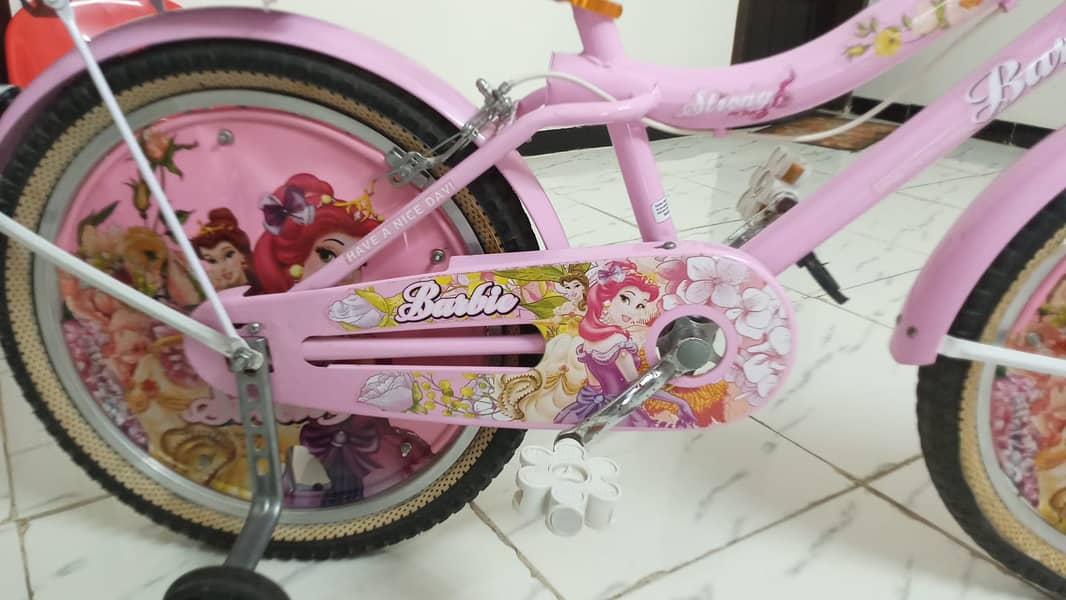 CYCLE FOR GIRLS (BARBIE DOLL CYCLE ) AVAILBLE FOR SALE URGENT 6