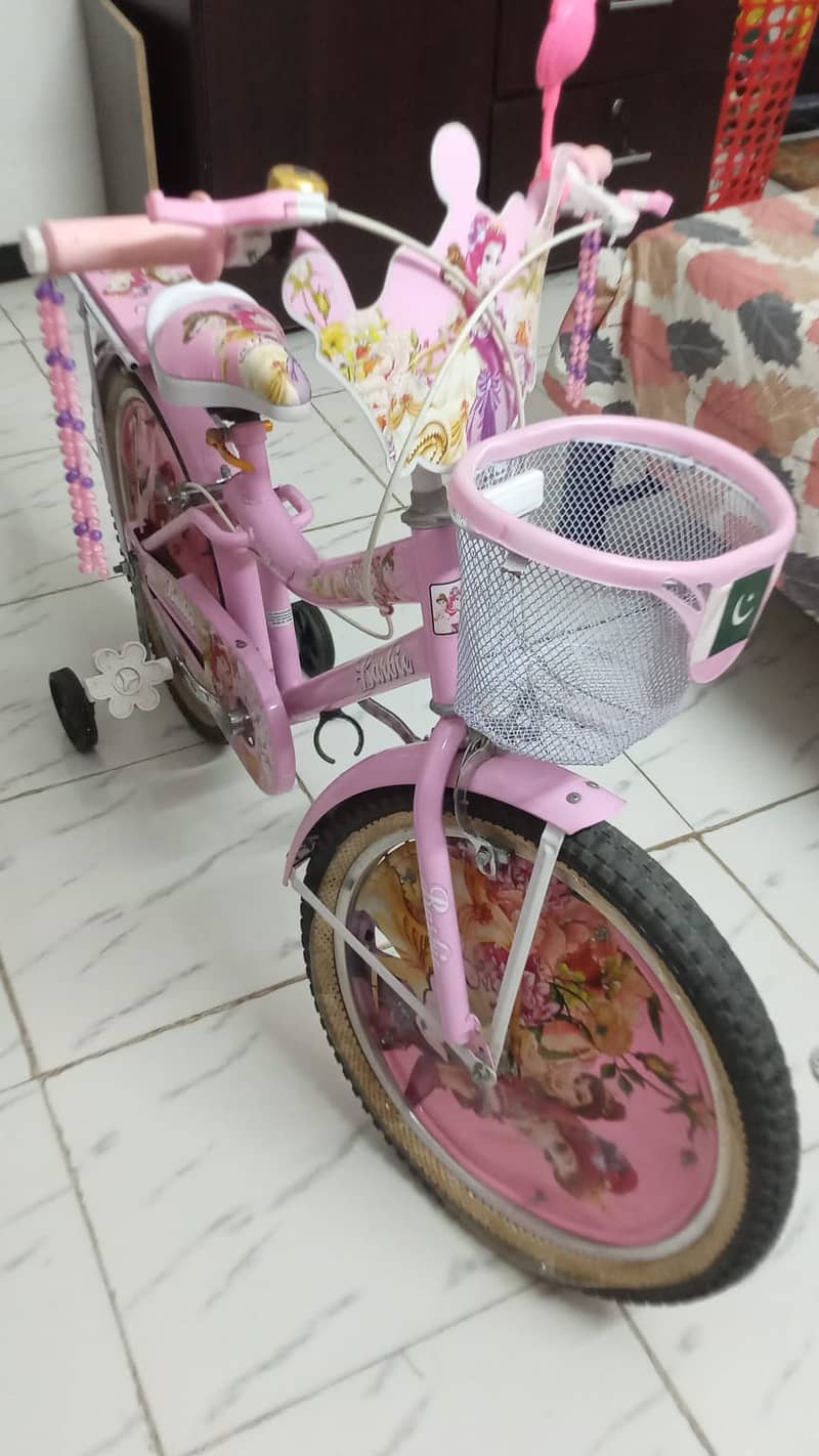 CYCLE FOR GIRLS (BARBIE DOLL CYCLE ) AVAILBLE FOR SALE URGENT 9