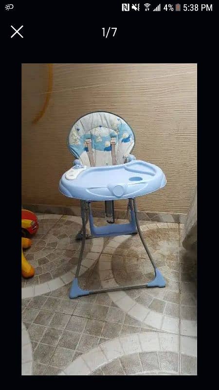 Foldable baby high chair 0