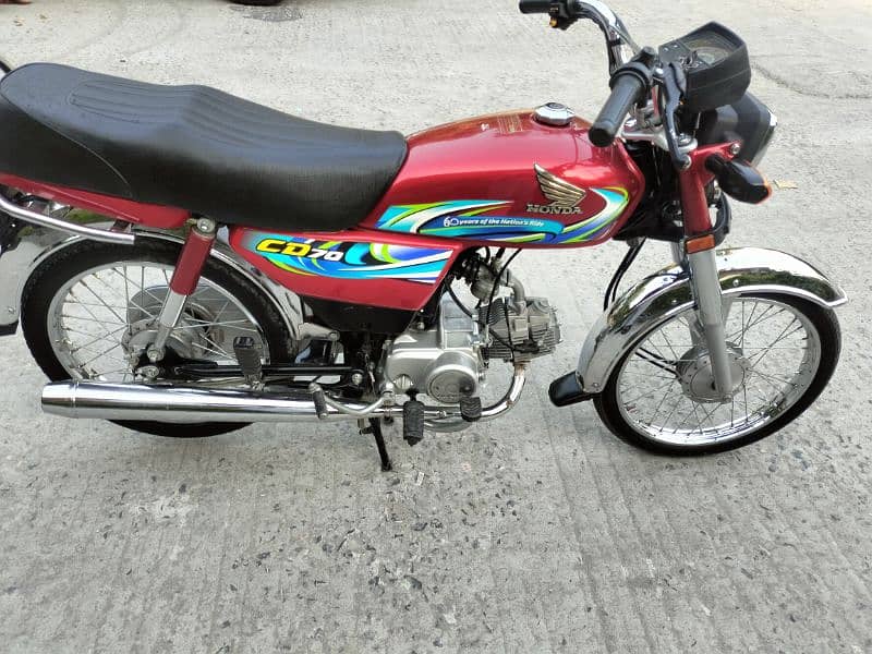 Honda CD70 model 2024 Rawalpindi number 03341511728 2