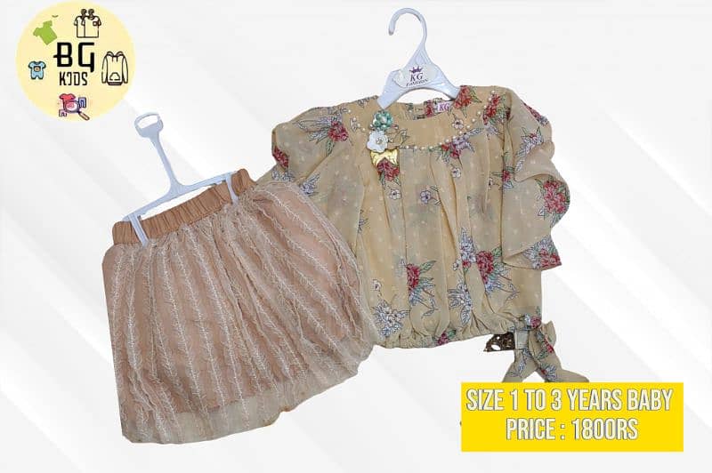 Baby Skirt Blouse Available Fancy And High Quality 4