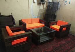 Rattan chairs indoor outdoor, resturant chair, Sofa set 4 seater Sofe