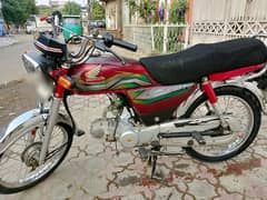 Honda CD 70 Bike Model 2023 urgent Sale