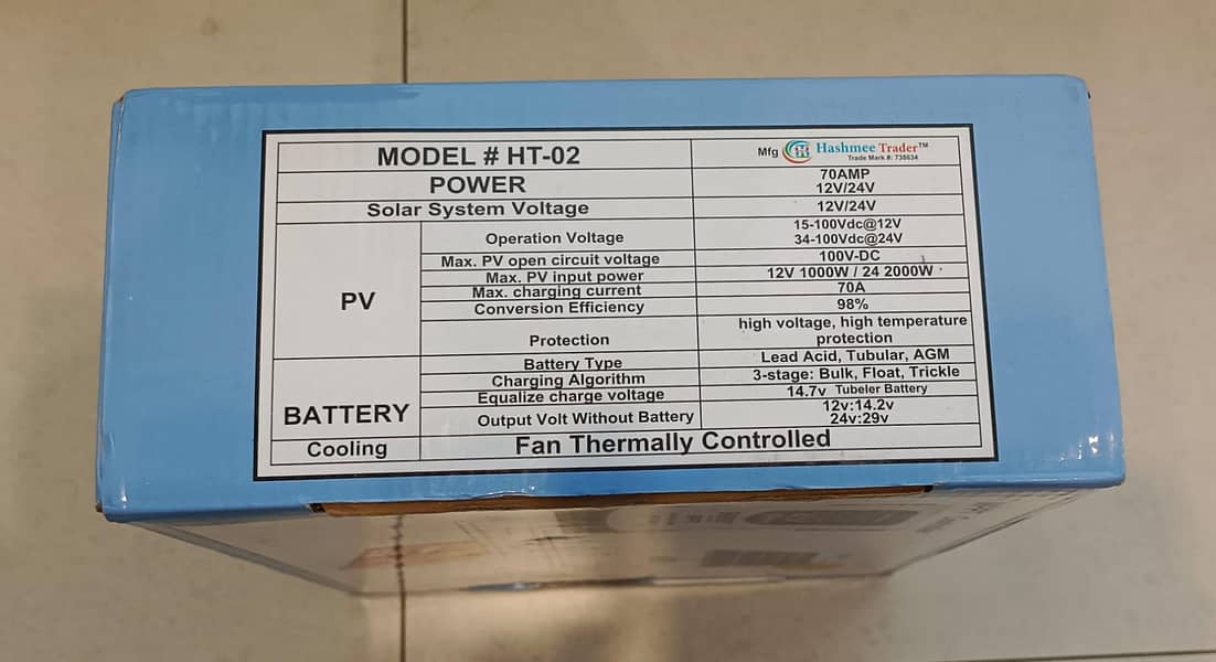 Energy MPPT controller 70A for Solar Charging 2