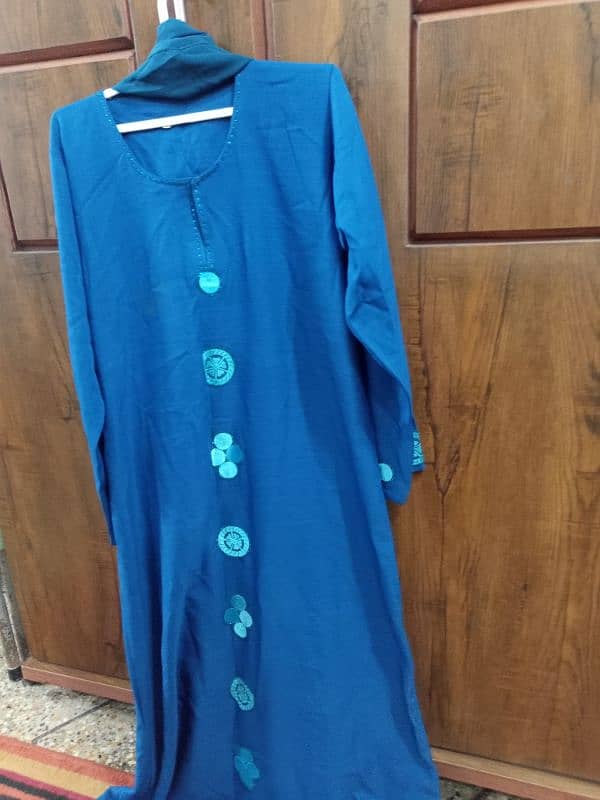 blue abaya 2