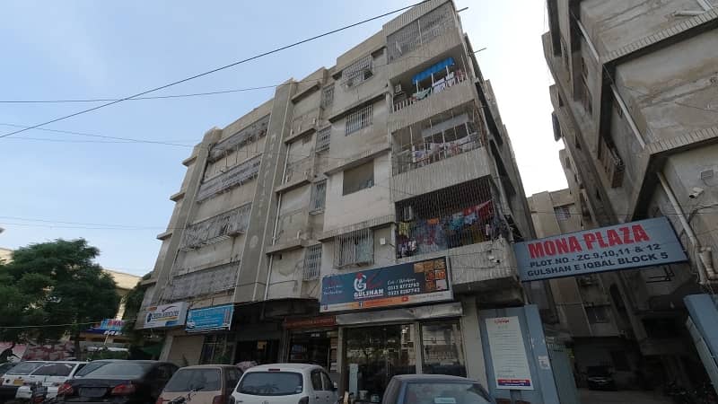 1250 Sqft Flat Available For Sale Gulshan E Iqbal Block 5 0