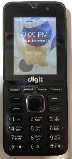 jazz digit 4g touch screen with box and charger