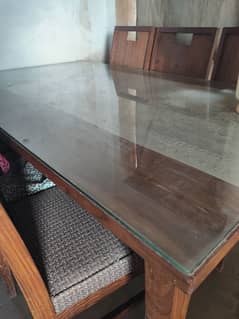 Dinning Table (Table Big Size with Six Chairs