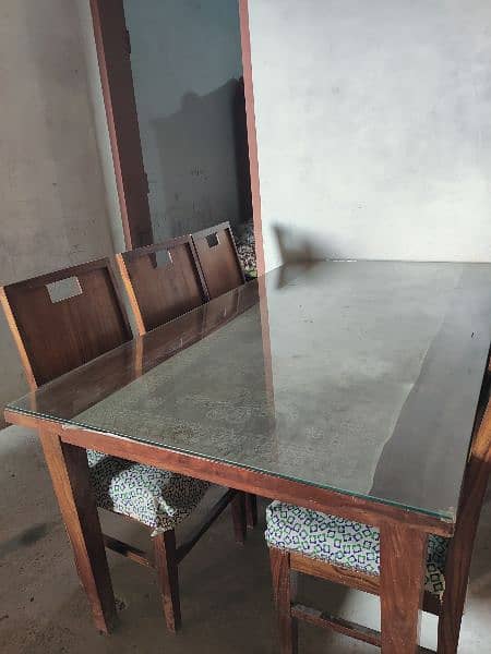 Dinning Table (Table Big Size with Six Chairs 1