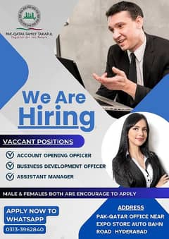 Account opening officer Required