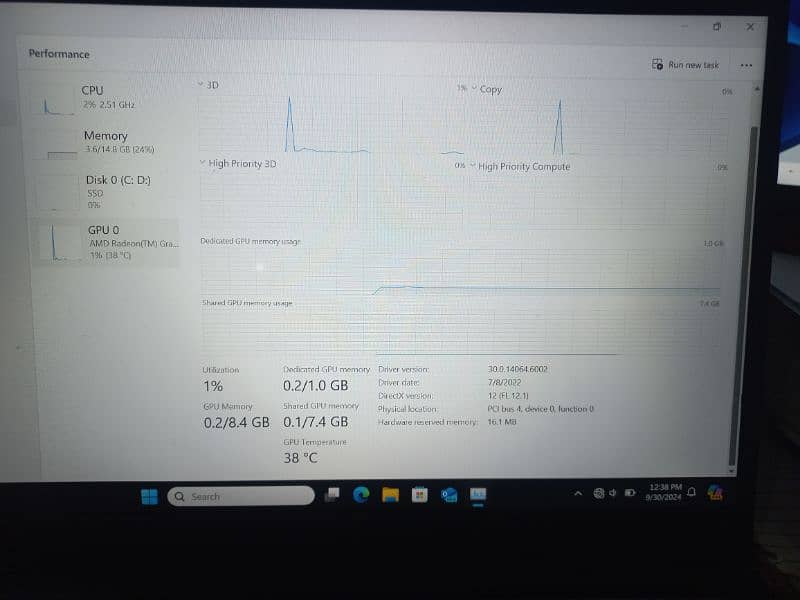 lenovo AMD Ryzen 7 5700U with Radeon graphics 3